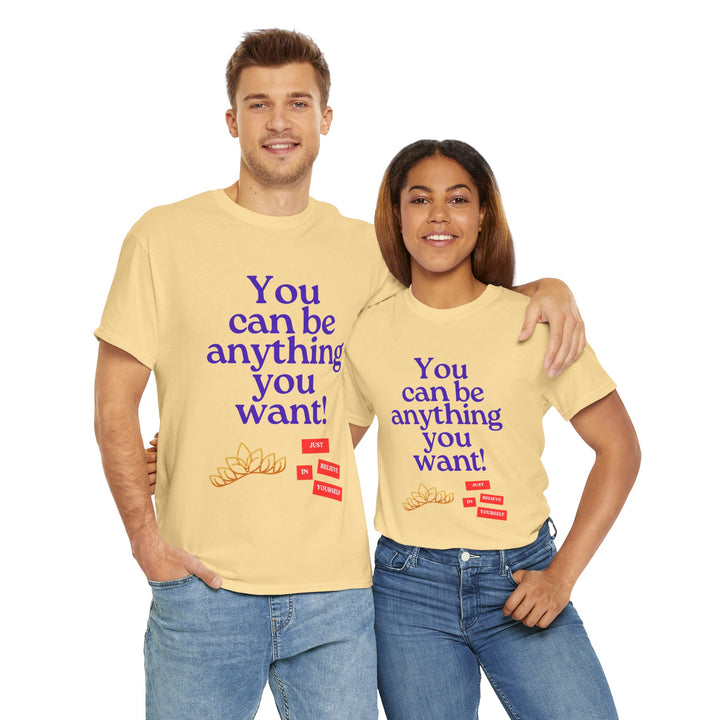 Be What You Want to Be T-shirt, Unisex, Christmas, 6 colors, 8 sizes