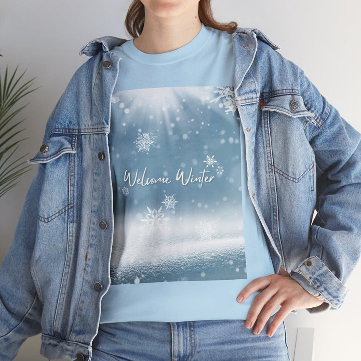 Winter Welcome T-shirt, Unisex, Christmas, 6 colors, 8 sizes