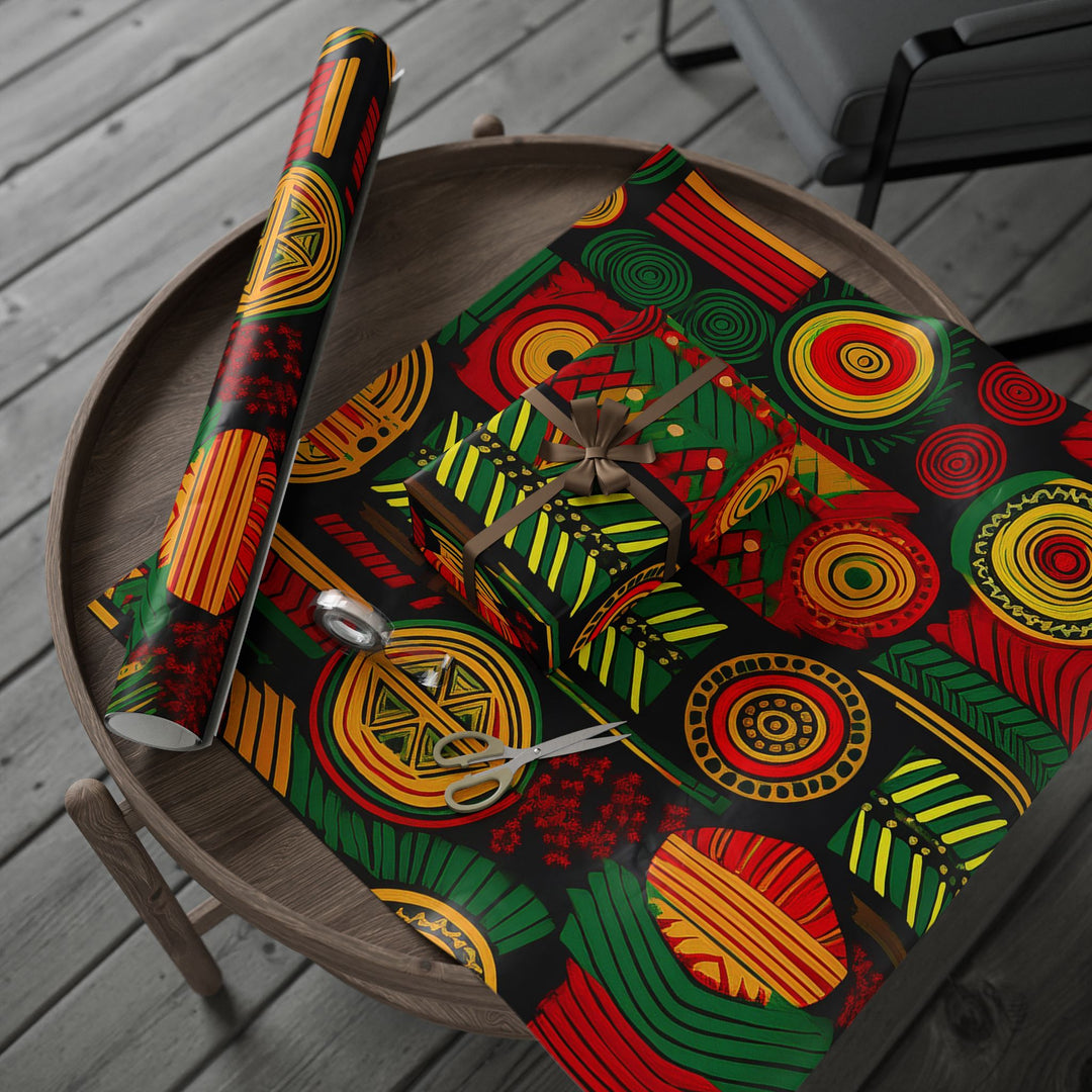 Kwanzaa Wrapping Paper, available in 3 size lengths