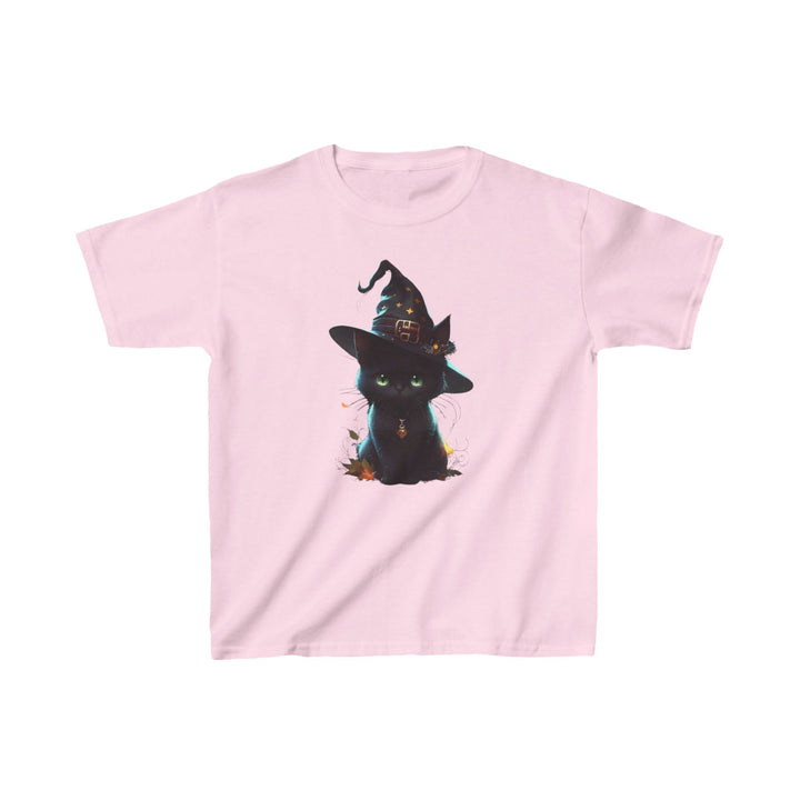 Halloween Black Cat Kids Heavy Cotton™ Tee, 6 colors, 5 sizes, TicTok