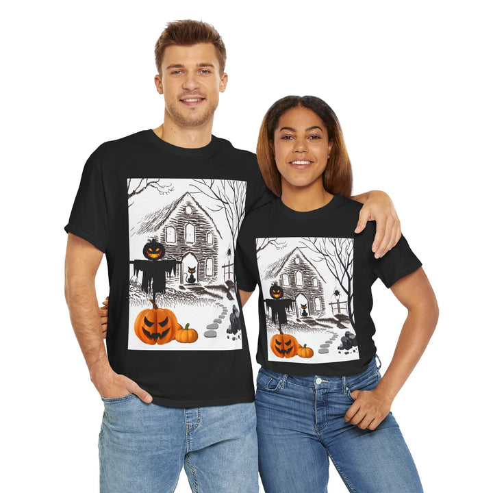 Halloween house T-shirt, Unisex, Christmas, 8 colors, 8 sizes
