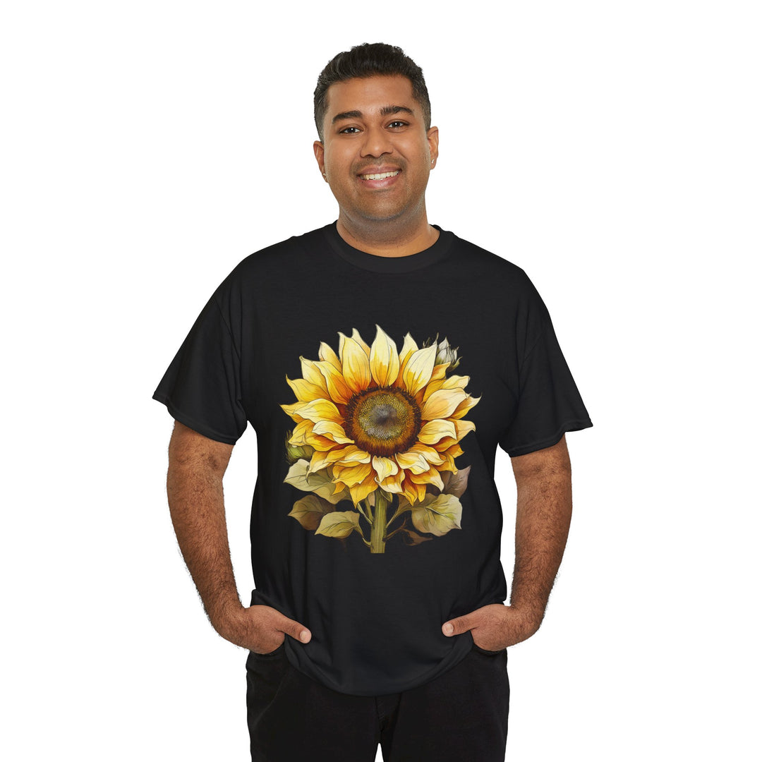 Sunflower T-shirt, nature, Colorful, unisex, 4 colors, 8 sizes
