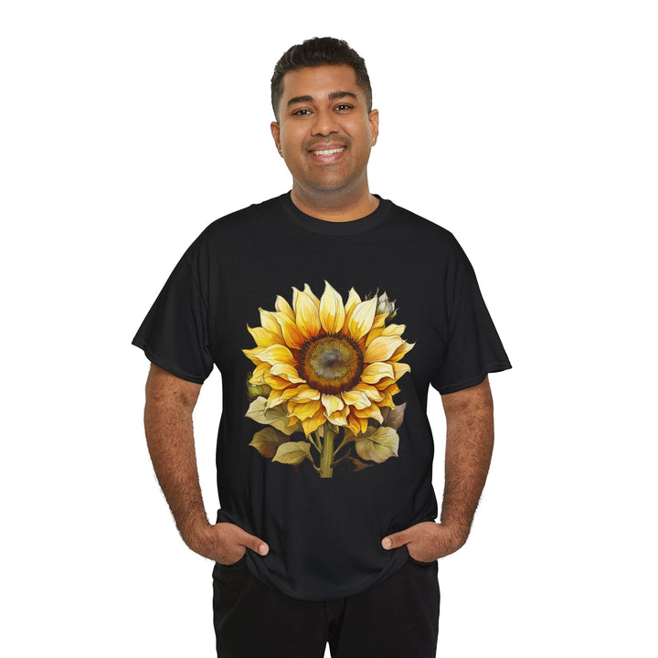 Sunflower T-shirt, nature, Colorful, unisex, 4 colors, 8 sizes