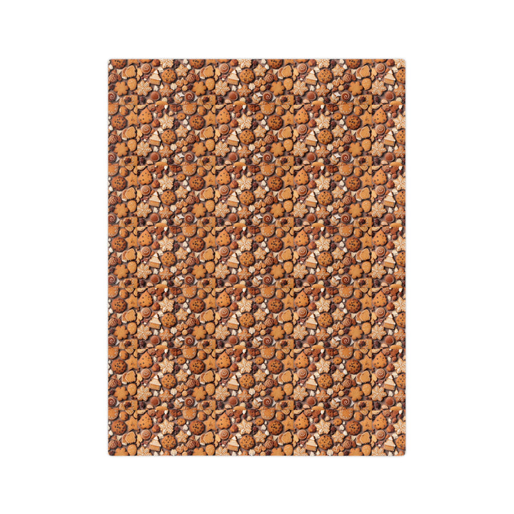 Christmas Cookies Velveteen Microfiber Blanket