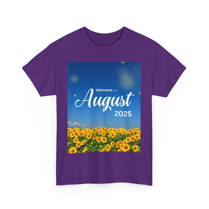 Hello Month of August 2025 T-shirt changing seasons