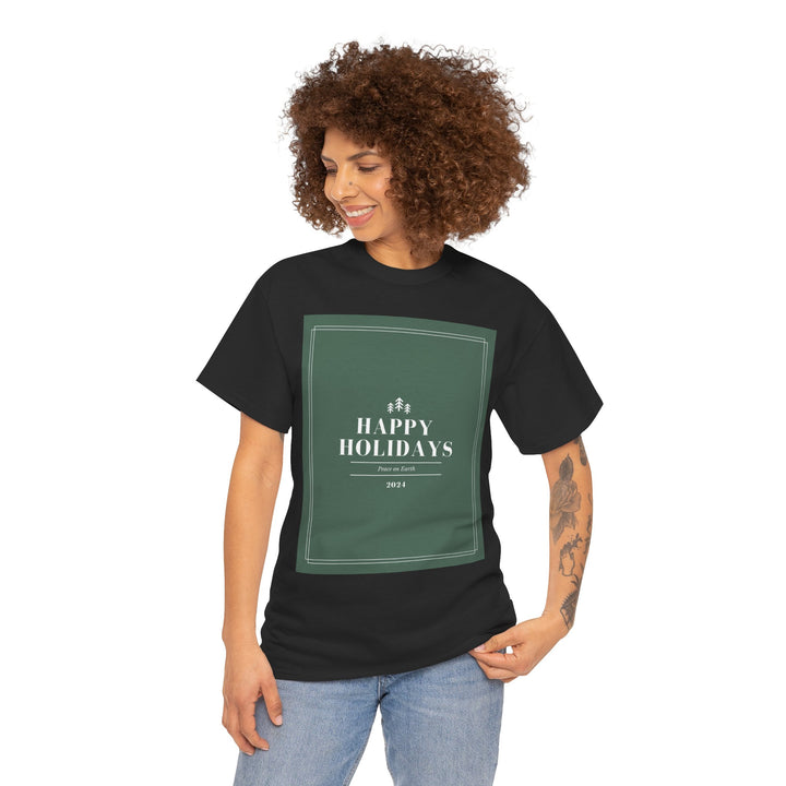 Happy Holidays T-shirt, Unisex, Christmas, 6 colors, 8 sizes