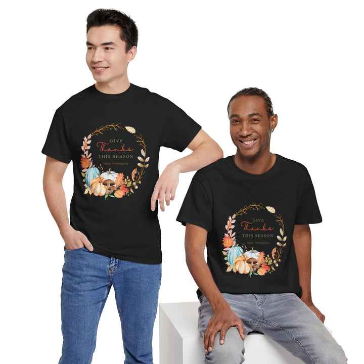 Thanksgiving Hello T-shirt, Thanksgiving, Colorful, unisex, 4 colors, 8 sizes