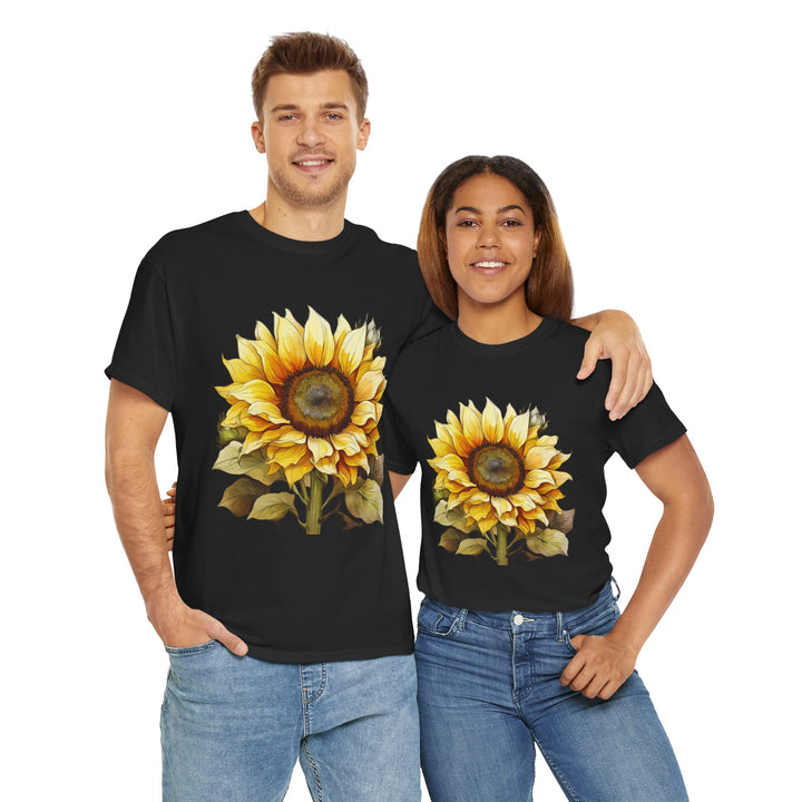 Sunflower T-shirt, nature, Colorful, unisex, 4 colors, 8 sizes
