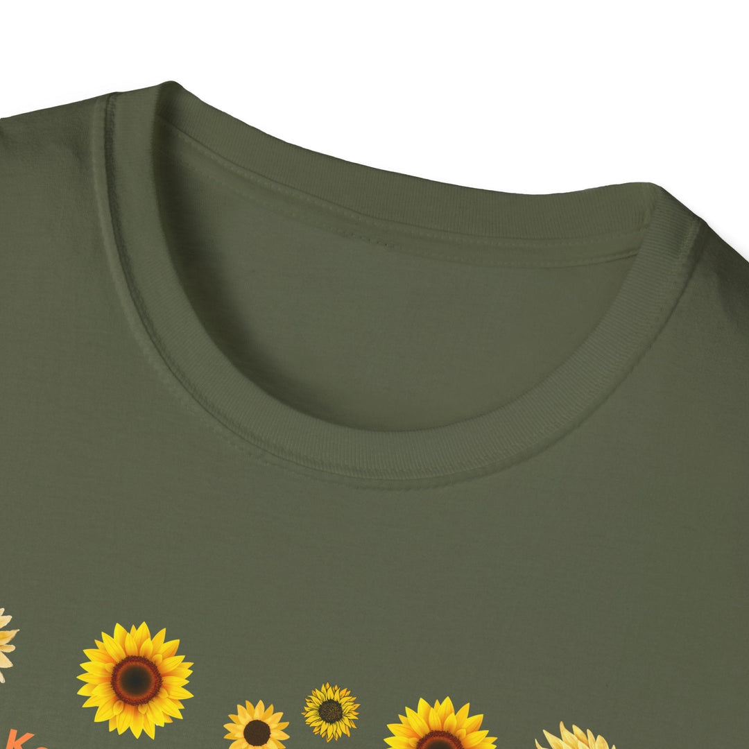 Sunflower Vibes T-Shirt 70s throwback Sunflowers VW bug unisex