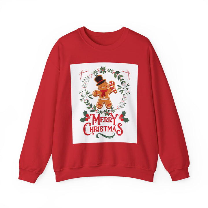 Gingerbread Man Sweatshirt, Crewneck, unique, heavy weight, available in 6 colors and 6 sizes