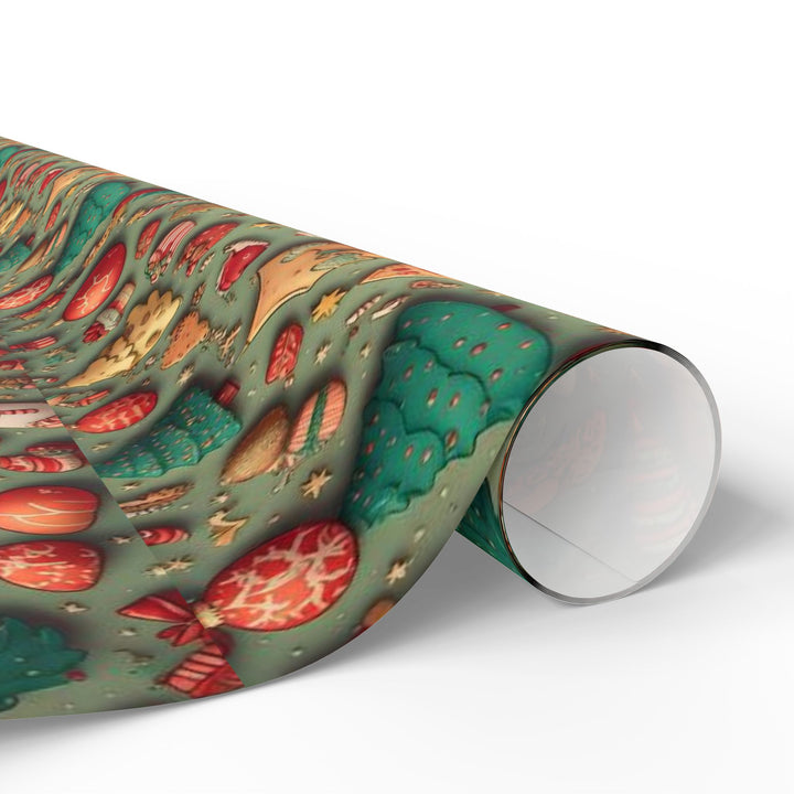 Christmas Wrapping Paper, Mate or Glossy