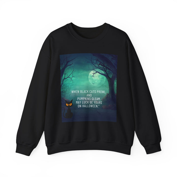 Halloween Night Sweatshirt, Crewneck, no Hood, heavy weight, available in 4 colors, 6 sizes