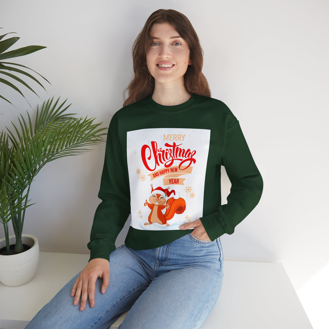 Chipmunk Holiday Wish Sweatshirt, Crewneck, unique