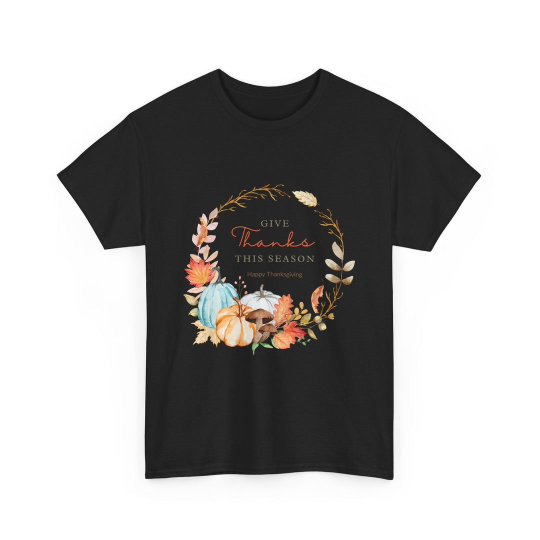 Thanksgiving Hello T-shirt, Thanksgiving, Colorful, unisex, 4 colors, 8 sizes