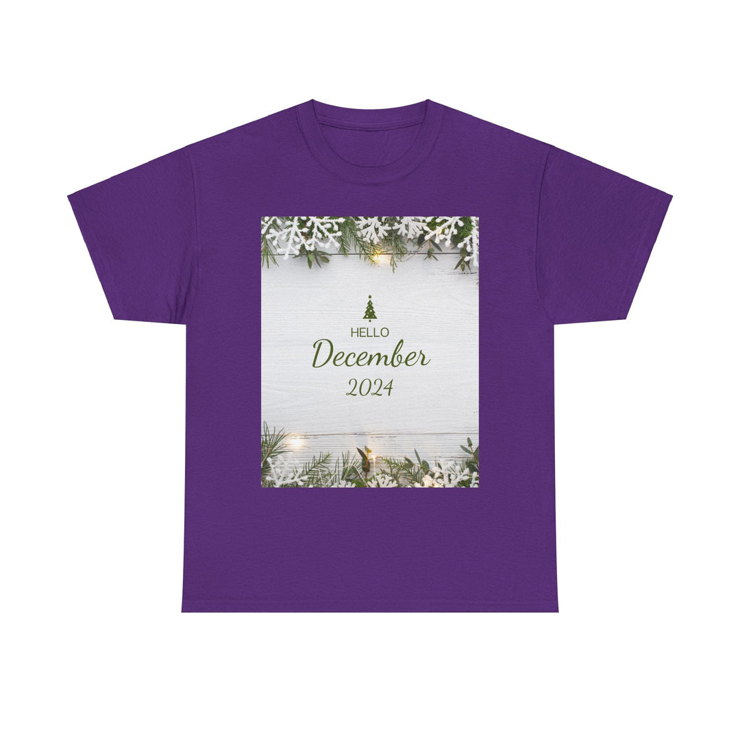 Hello Month of December T-shirt changing seasons