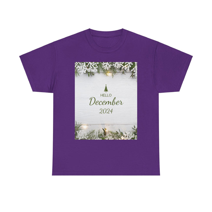 Hello Month of December T-shirt changing seasons