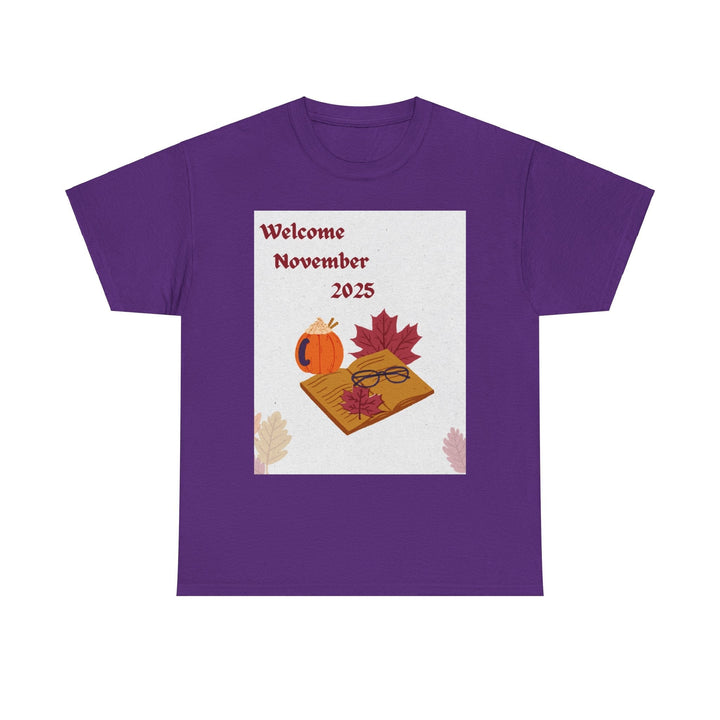 Hello Month of November 2025 T-shirt changing seasons