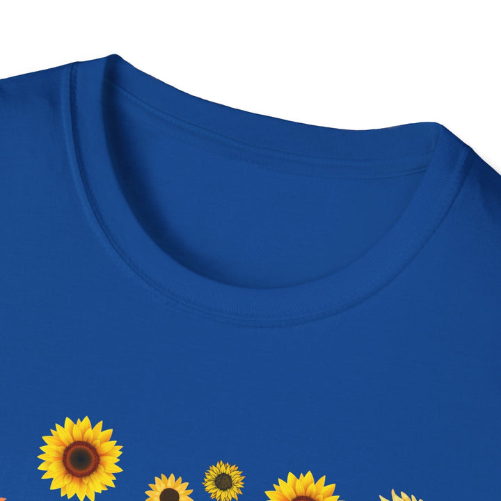 Sunflower Vibes T-Shirt 70s throwback Sunflowers VW bug unisex