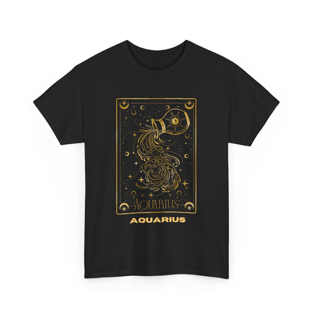 Zodiac Aquarius T-shirt, Zodiac signs, Colorful, unisex, 4 colors, 8 sizes
