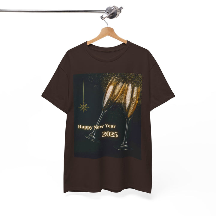 Happy New Year 2025 T-shirt, Unisex, Christmas, 8 colors, 8 sizes