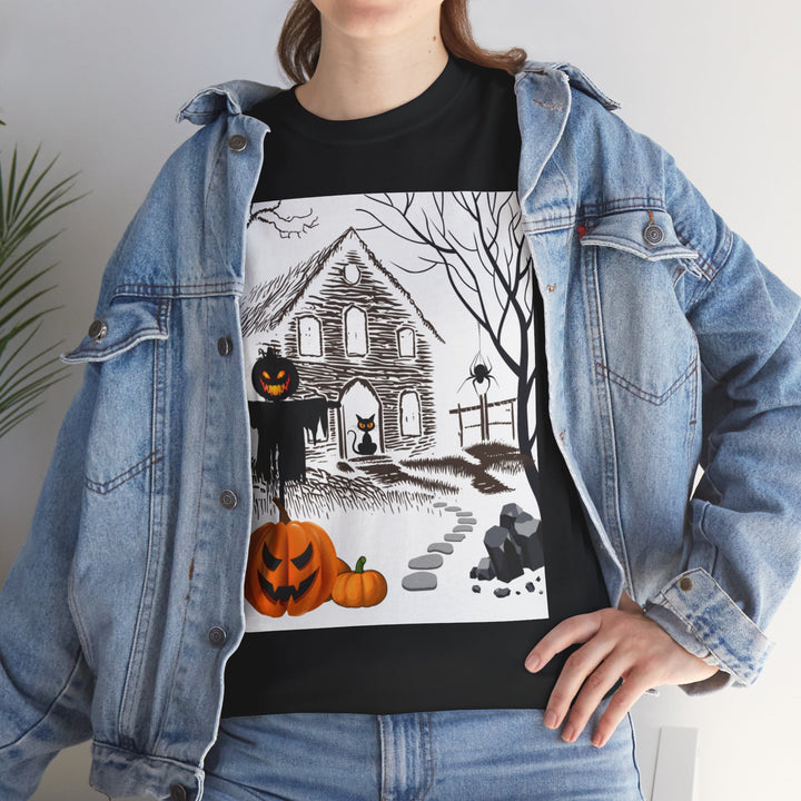 Halloween house T-shirt, Unisex, Christmas, 8 colors, 8 sizes