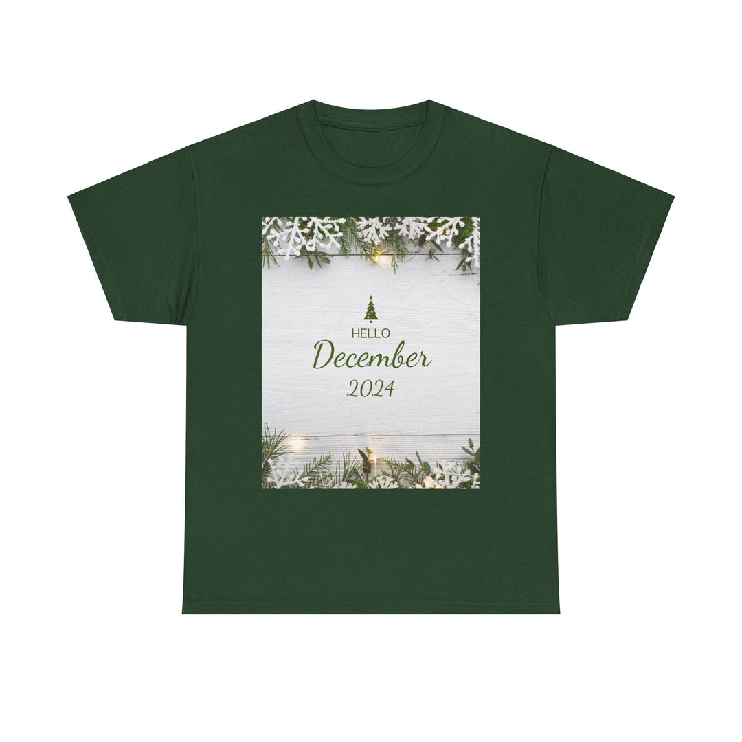 Hello Month of December T-shirt changing seasons