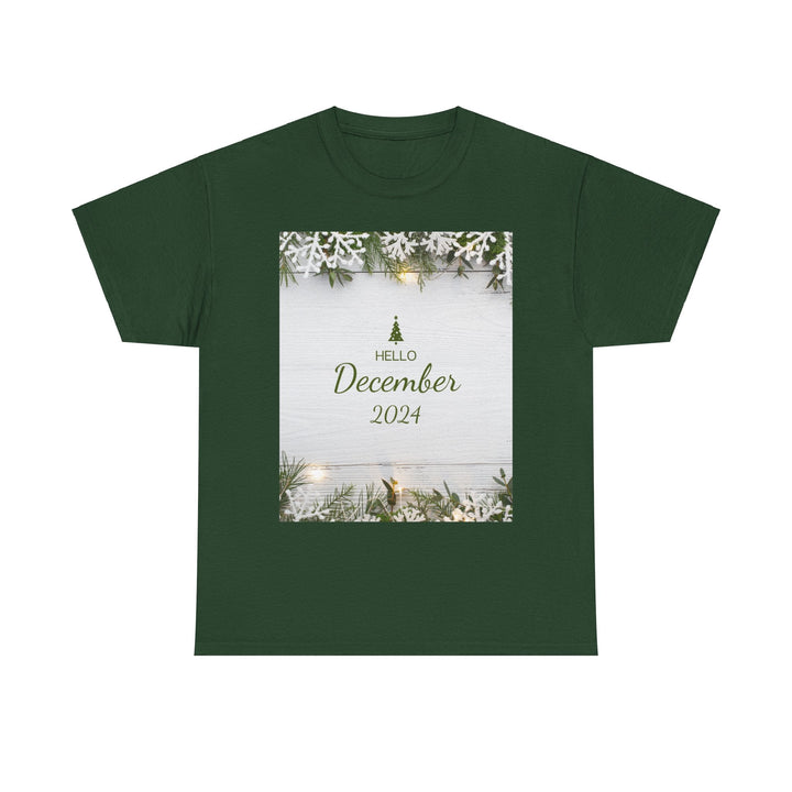 Hello Month of December T-shirt changing seasons