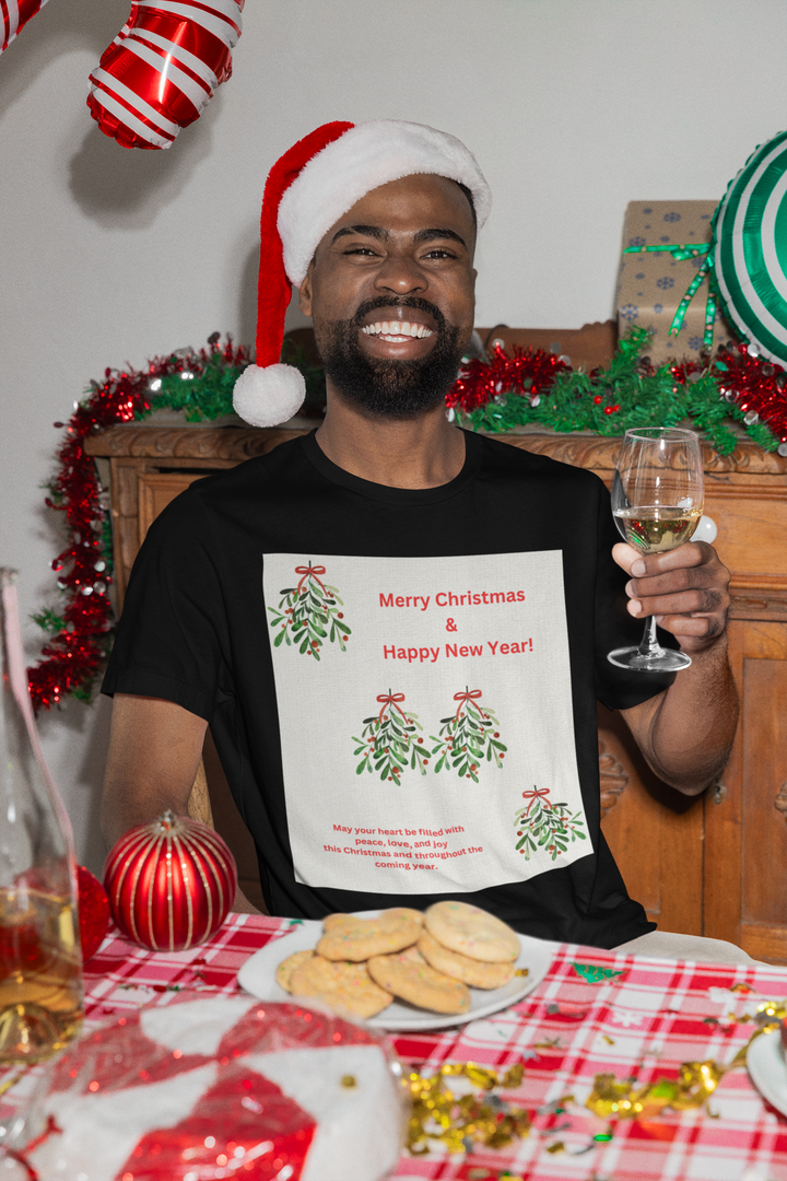 Christmas Greetings T-shirt, Unisex, Christmas, 10 colors, 8 sizes