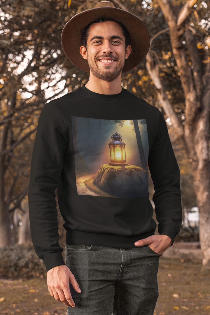 Be the Light in the Darkness Sweatshirt, Crewneck, unique, heavy weight, available in 6 colors and 6 sizes