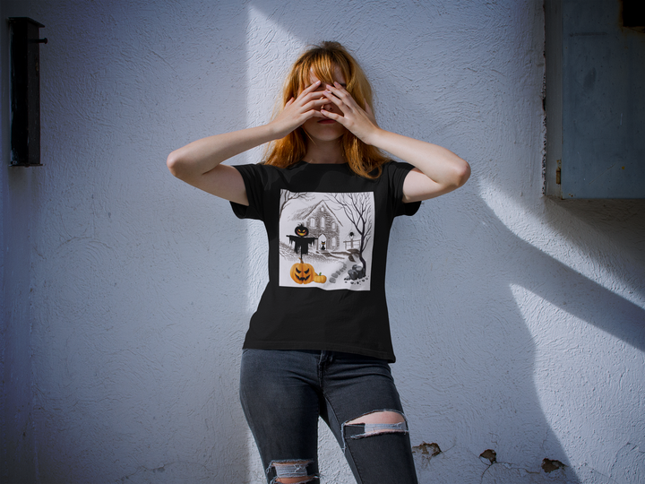 Halloween house T-shirt, Unisex, Christmas, 8 colors, 8 sizes