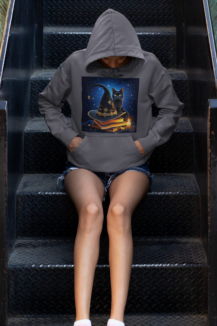 Halloween Unisex Lightweight Hoody, 3 colors, 6 sizes, two sided design