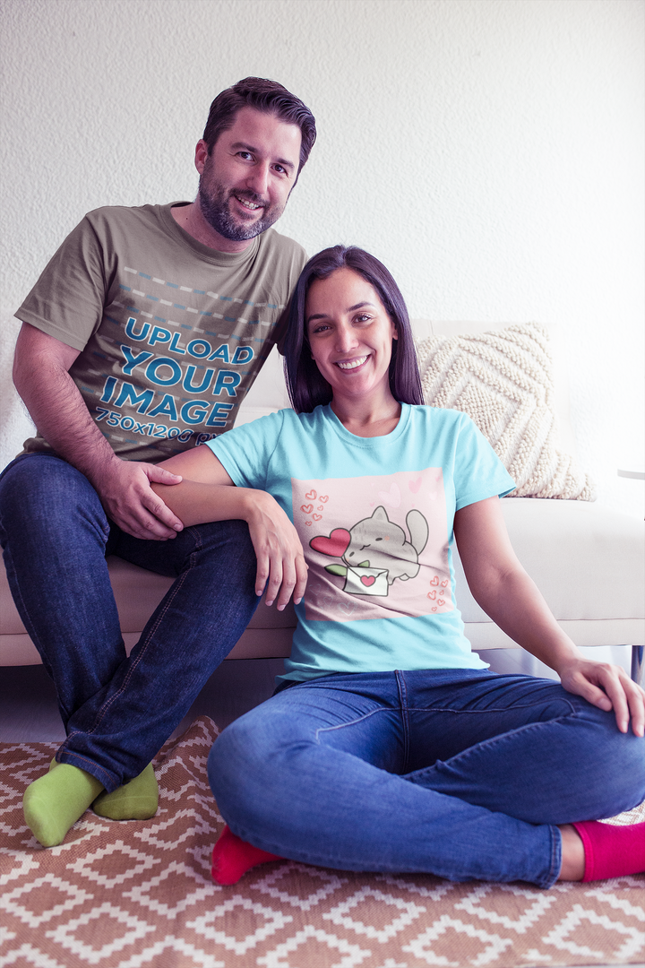 Valentine kitten T-shirt, Unisex, 5 colors, 8 sizes