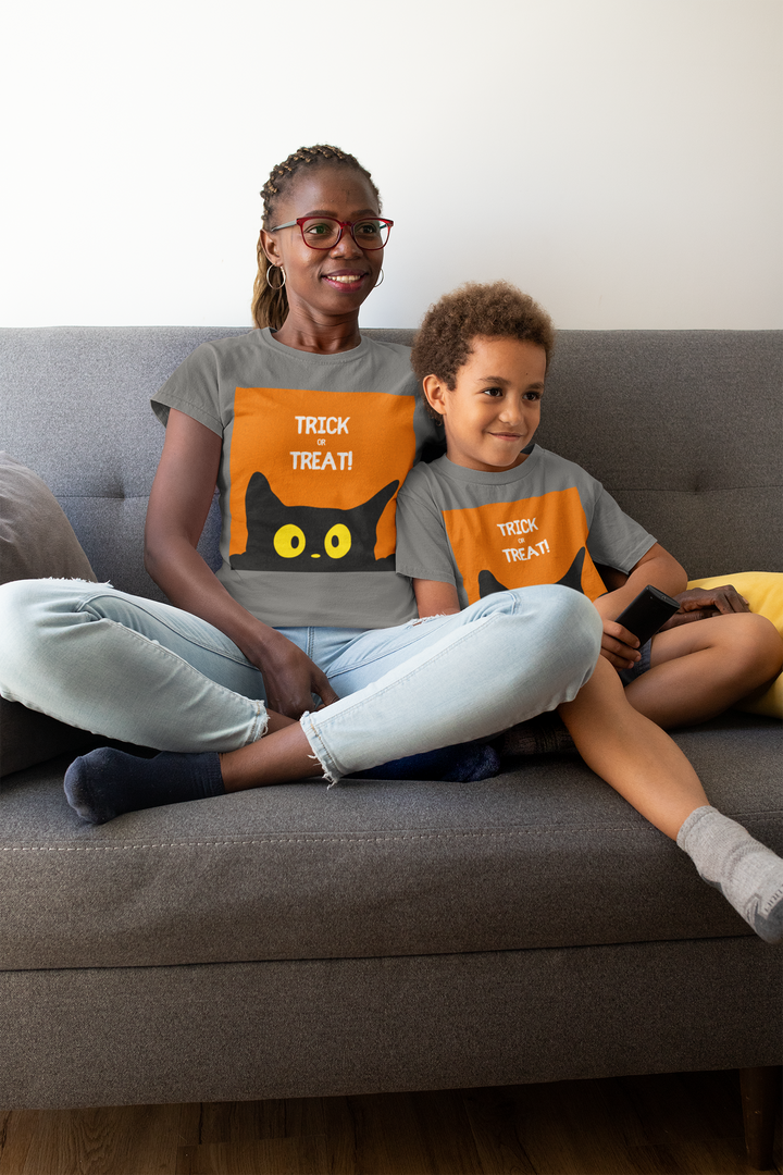 Halloween Trick or Treat Kids Heavy Cotton™ Tee, 5 colors, 5 sizes